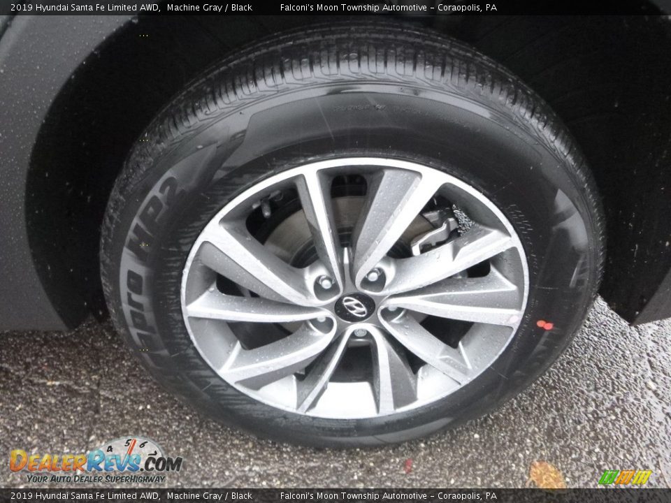 2019 Hyundai Santa Fe Limited AWD Machine Gray / Black Photo #7
