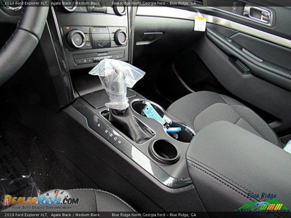2019 Ford Explorer XLT Agate Black / Medium Black Photo #23