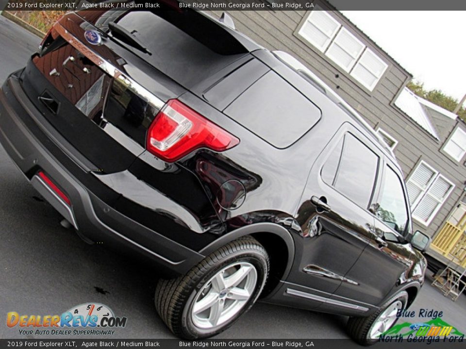 2019 Ford Explorer XLT Agate Black / Medium Black Photo #26