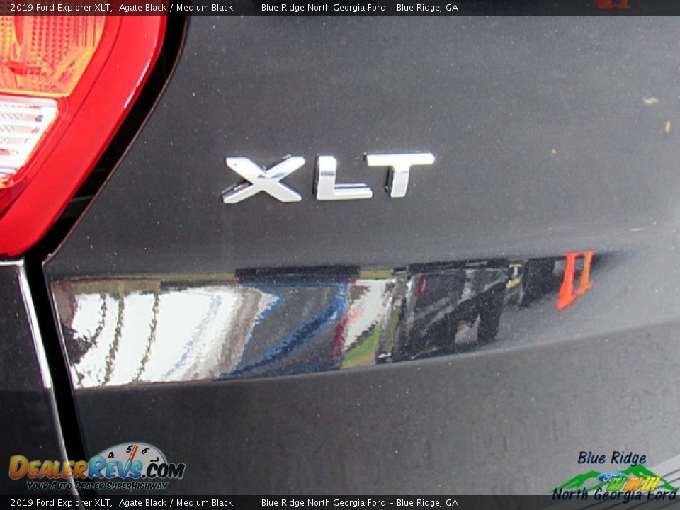 2019 Ford Explorer XLT Agate Black / Medium Black Photo #28