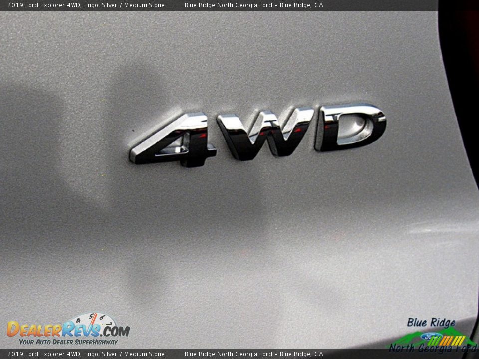 2019 Ford Explorer 4WD Ingot Silver / Medium Stone Photo #33