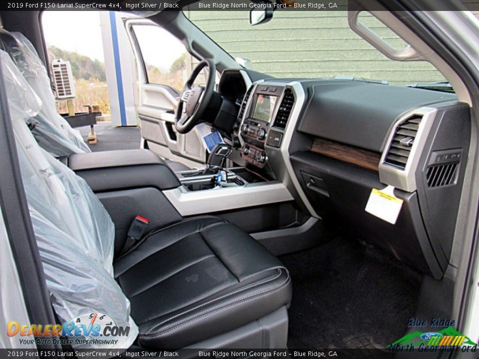 2019 Ford F150 Lariat SuperCrew 4x4 Ingot Silver / Black Photo #10
