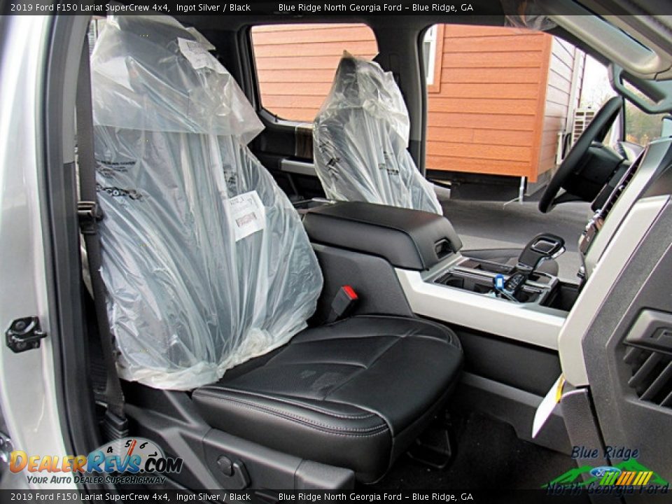 2019 Ford F150 Lariat SuperCrew 4x4 Ingot Silver / Black Photo #11
