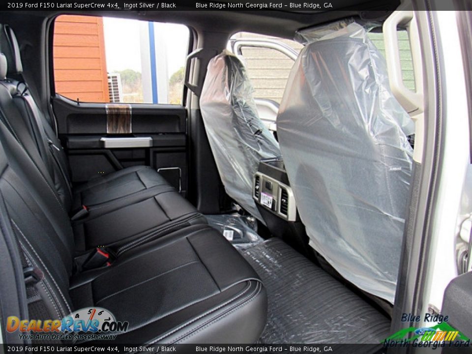 2019 Ford F150 Lariat SuperCrew 4x4 Ingot Silver / Black Photo #12