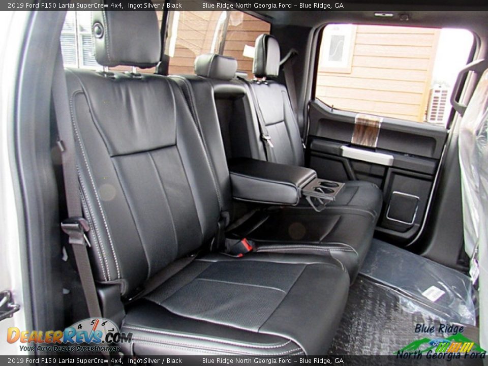 2019 Ford F150 Lariat SuperCrew 4x4 Ingot Silver / Black Photo #13