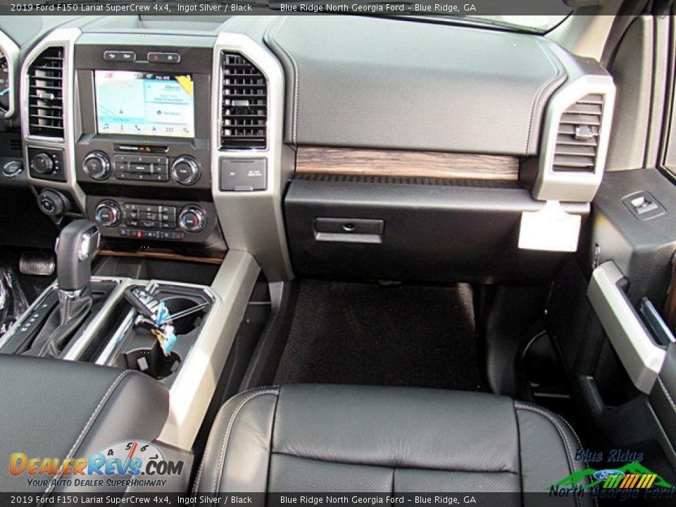 2019 Ford F150 Lariat SuperCrew 4x4 Ingot Silver / Black Photo #17