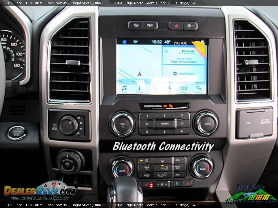 2019 Ford F150 Lariat SuperCrew 4x4 Ingot Silver / Black Photo #19