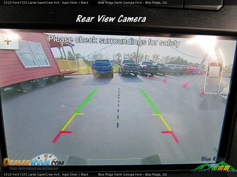 2019 Ford F150 Lariat SuperCrew 4x4 Ingot Silver / Black Photo #22