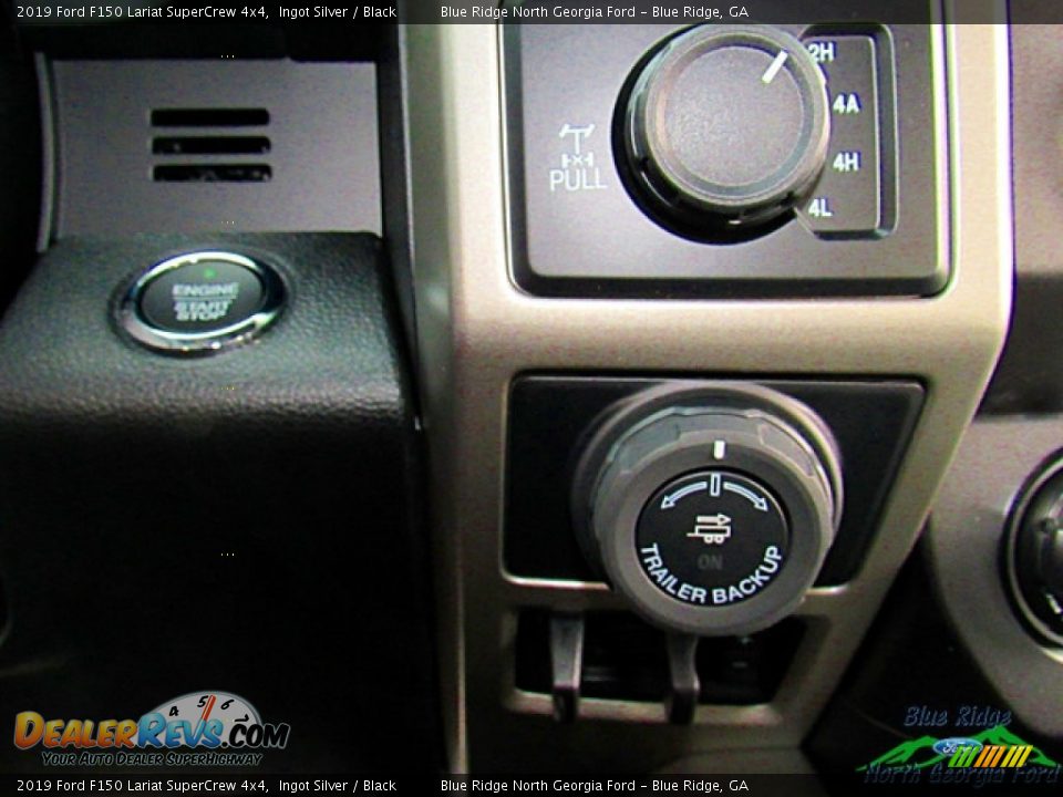 2019 Ford F150 Lariat SuperCrew 4x4 Ingot Silver / Black Photo #24