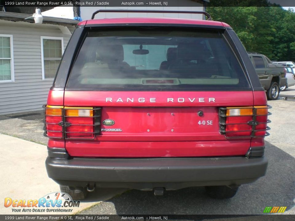 1999 Land Rover Range Rover 4.0 SE Rioja Red / Saddle Photo #6