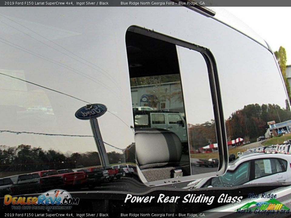 2019 Ford F150 Lariat SuperCrew 4x4 Ingot Silver / Black Photo #27