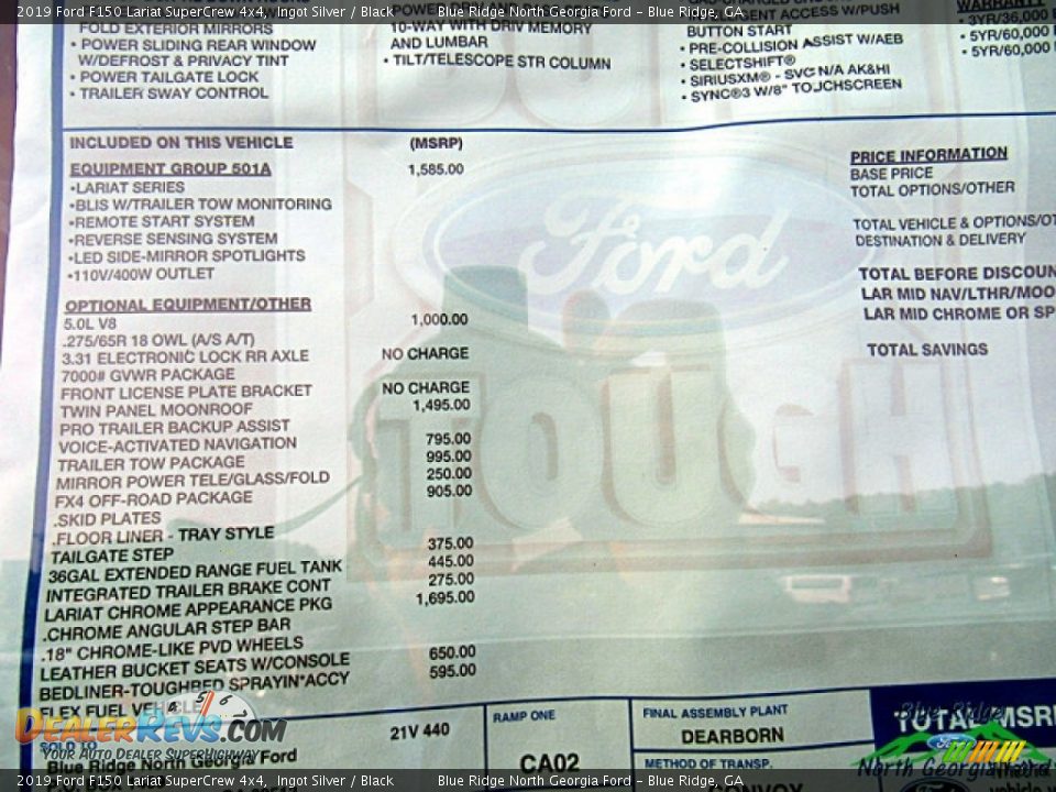 2019 Ford F150 Lariat SuperCrew 4x4 Ingot Silver / Black Photo #28