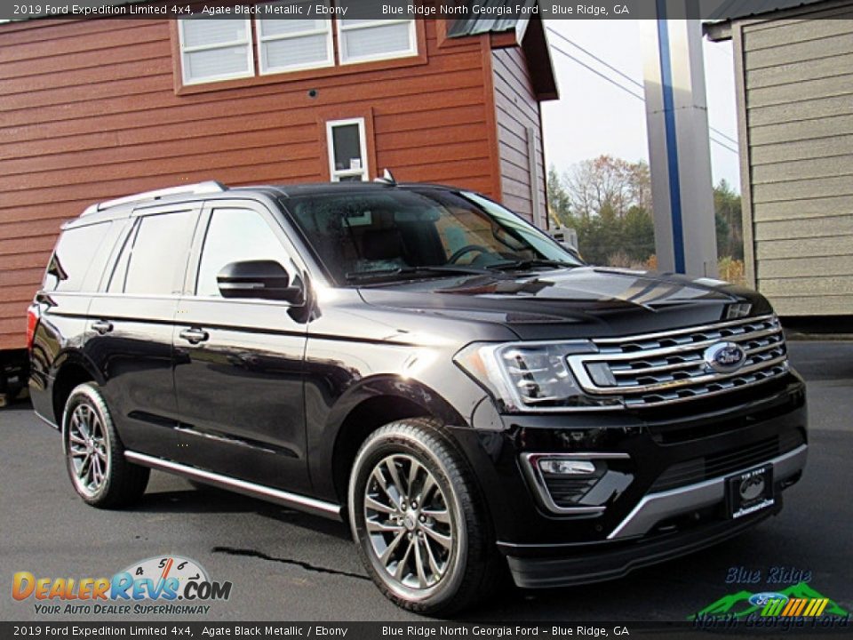 2019 Ford Expedition Limited 4x4 Agate Black Metallic / Ebony Photo #7