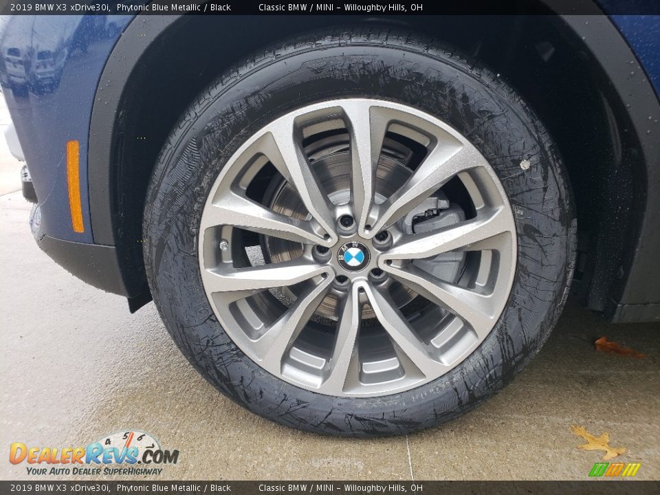 2019 BMW X3 xDrive30i Phytonic Blue Metallic / Black Photo #3