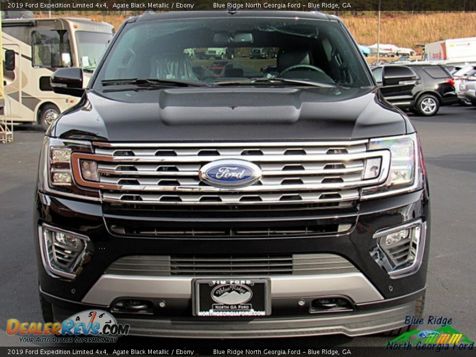 2019 Ford Expedition Limited 4x4 Agate Black Metallic / Ebony Photo #8