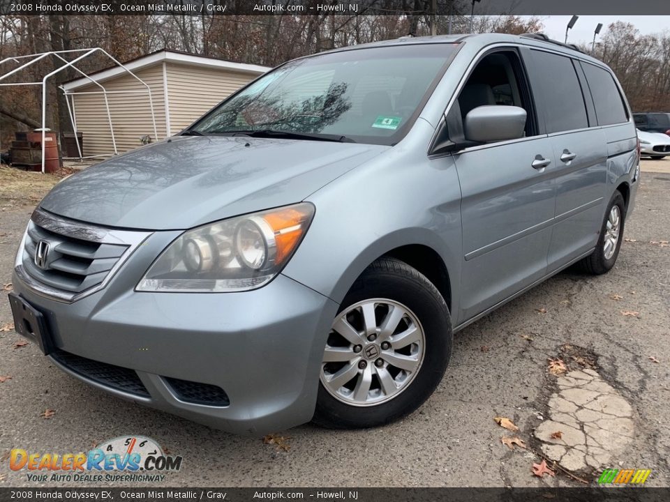 2008 Honda Odyssey EX Ocean Mist Metallic / Gray Photo #2