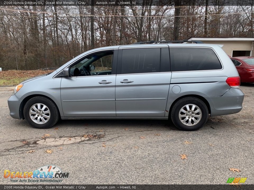 2008 Honda Odyssey EX Ocean Mist Metallic / Gray Photo #3