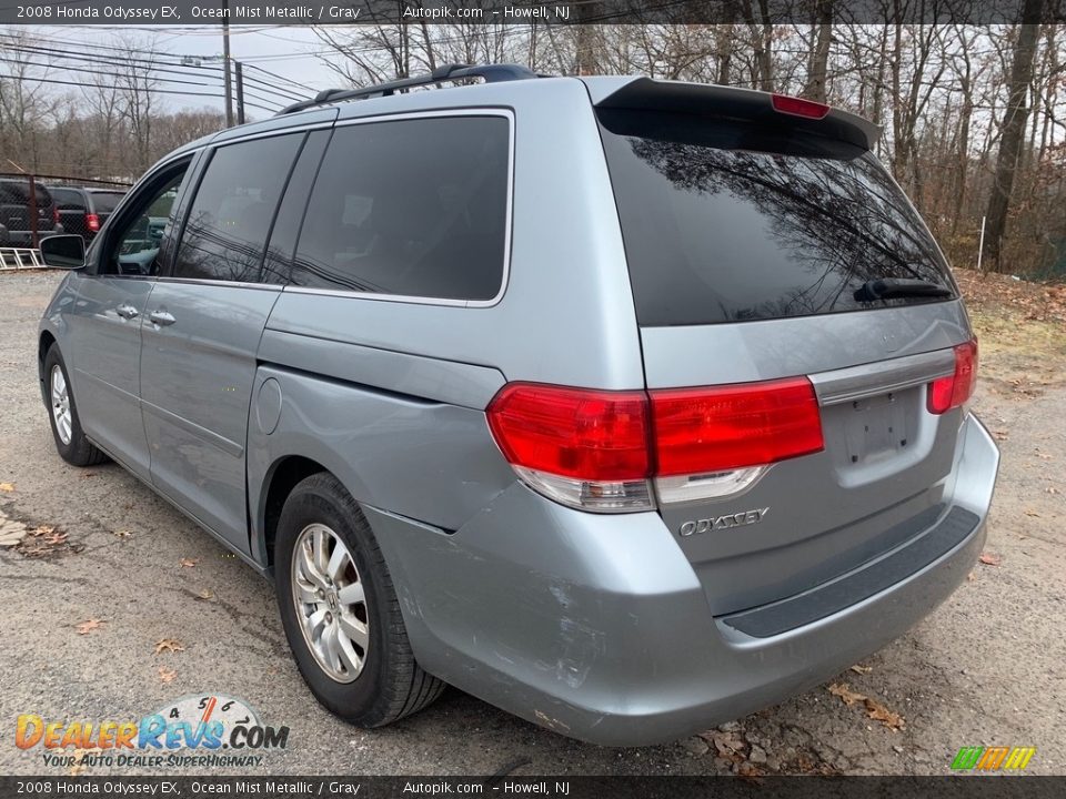 2008 Honda Odyssey EX Ocean Mist Metallic / Gray Photo #4