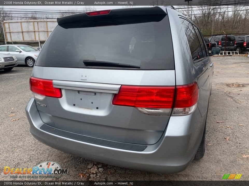 2008 Honda Odyssey EX Ocean Mist Metallic / Gray Photo #7