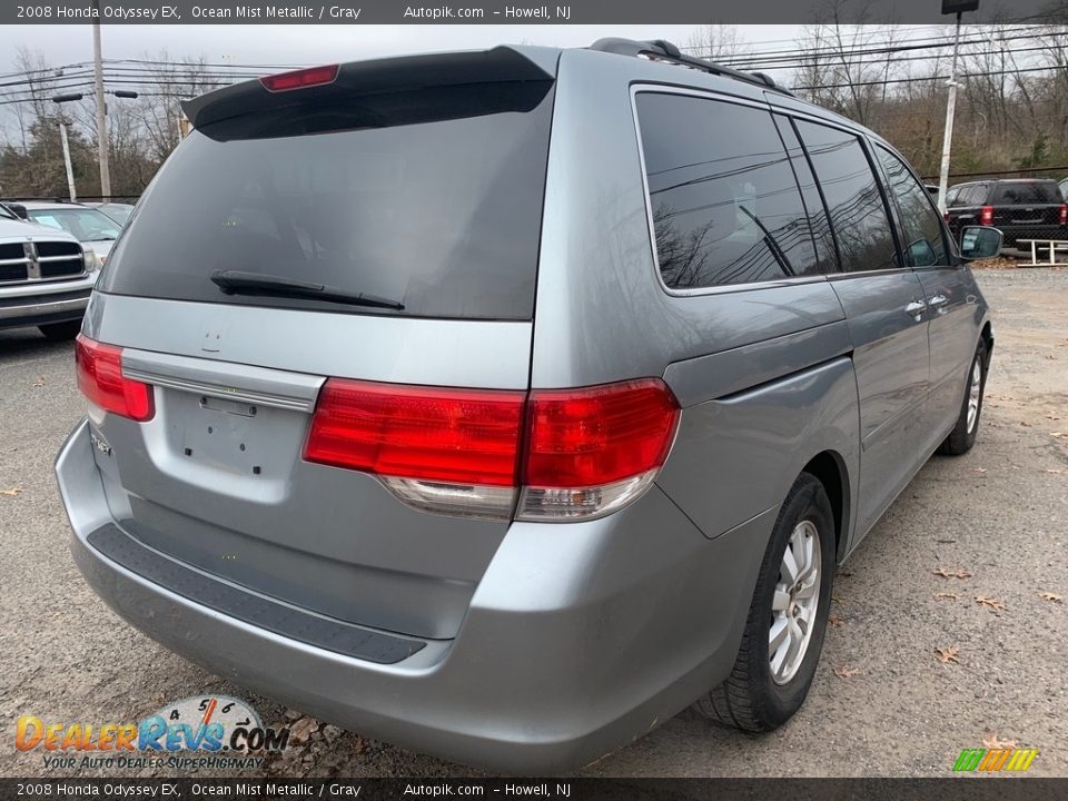 2008 Honda Odyssey EX Ocean Mist Metallic / Gray Photo #8