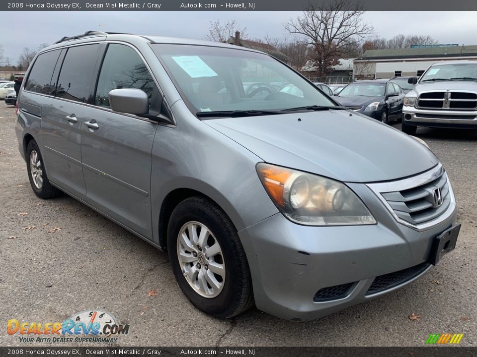 2008 Honda Odyssey EX Ocean Mist Metallic / Gray Photo #10
