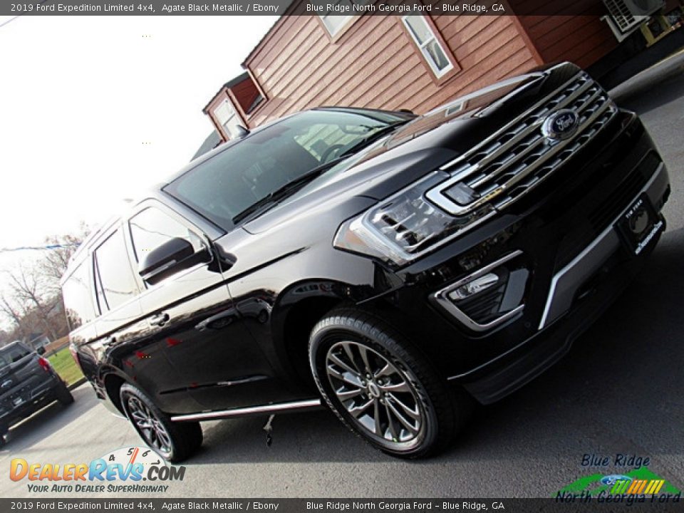 2019 Ford Expedition Limited 4x4 Agate Black Metallic / Ebony Photo #34