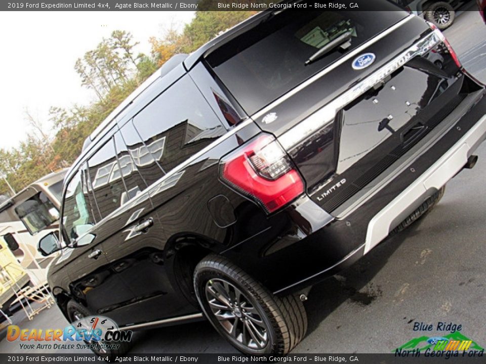 2019 Ford Expedition Limited 4x4 Agate Black Metallic / Ebony Photo #36