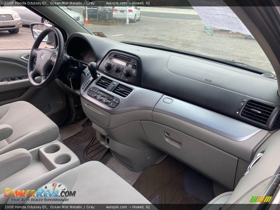 2008 Honda Odyssey EX Ocean Mist Metallic / Gray Photo #15