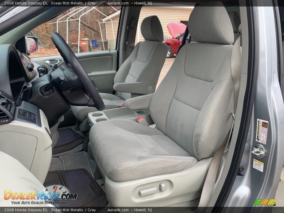 2008 Honda Odyssey EX Ocean Mist Metallic / Gray Photo #16