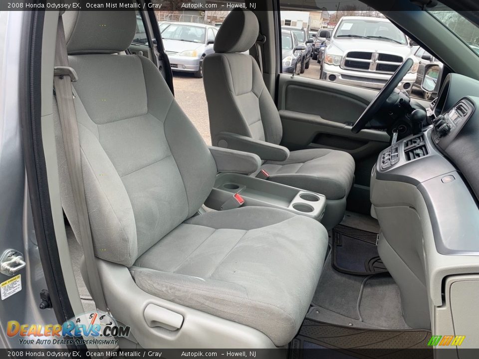 2008 Honda Odyssey EX Ocean Mist Metallic / Gray Photo #17