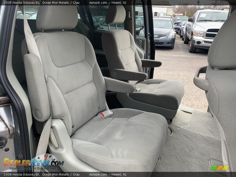 2008 Honda Odyssey EX Ocean Mist Metallic / Gray Photo #18