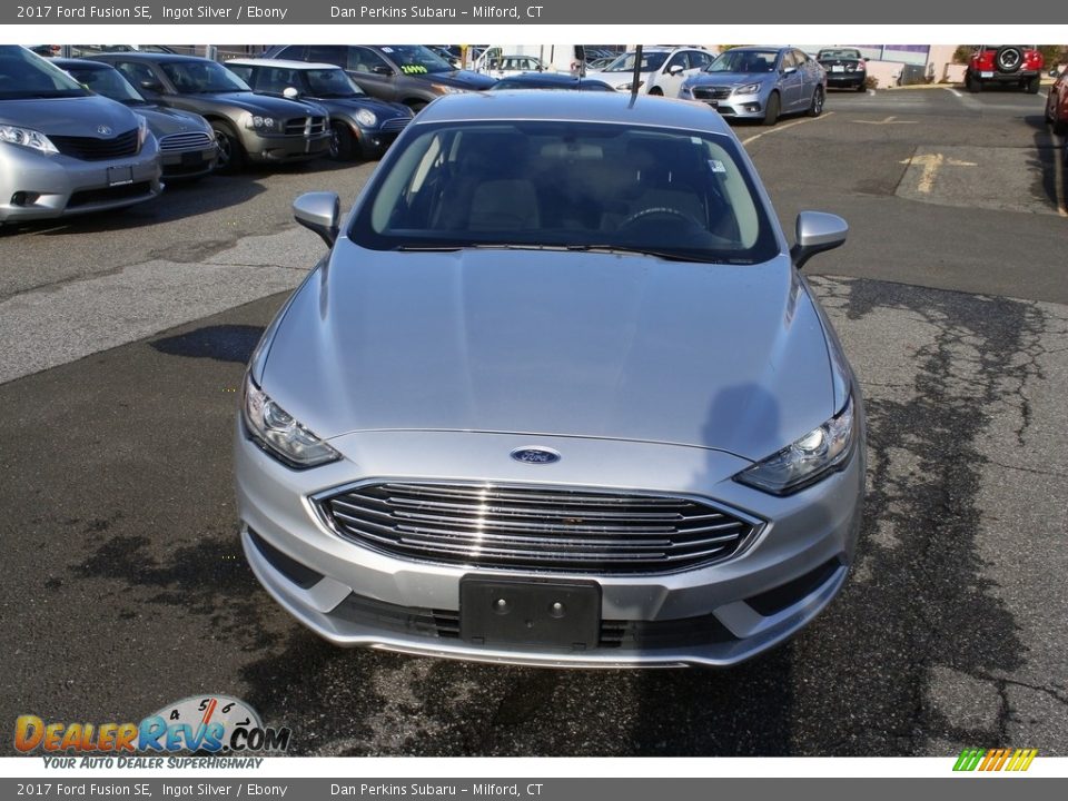2017 Ford Fusion SE Ingot Silver / Ebony Photo #2