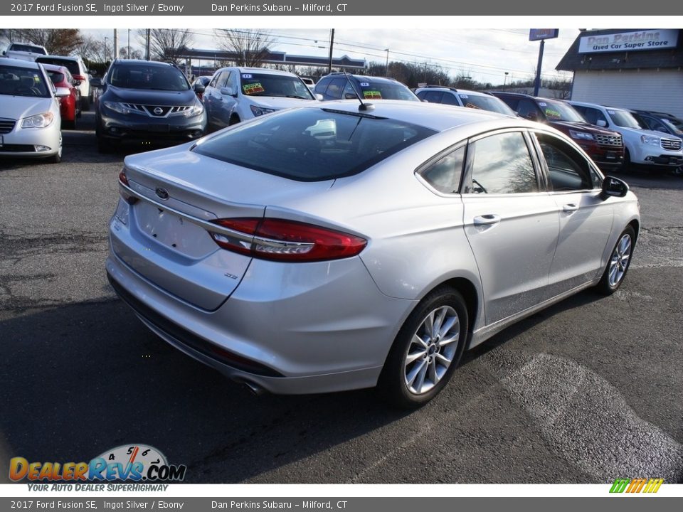 2017 Ford Fusion SE Ingot Silver / Ebony Photo #6