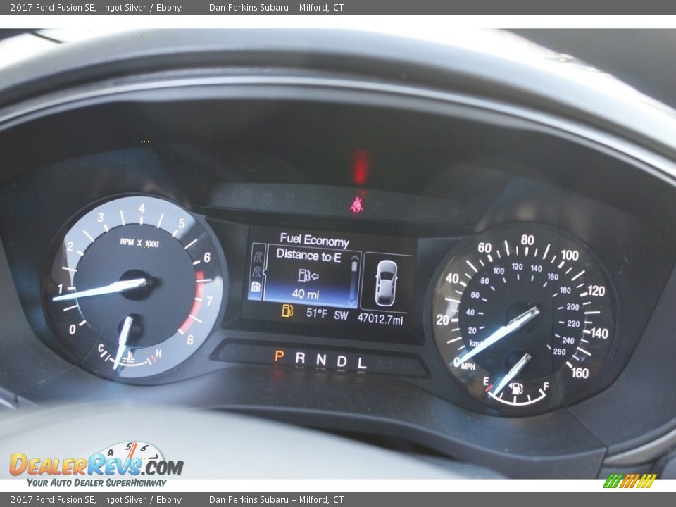 2017 Ford Fusion SE Ingot Silver / Ebony Photo #12