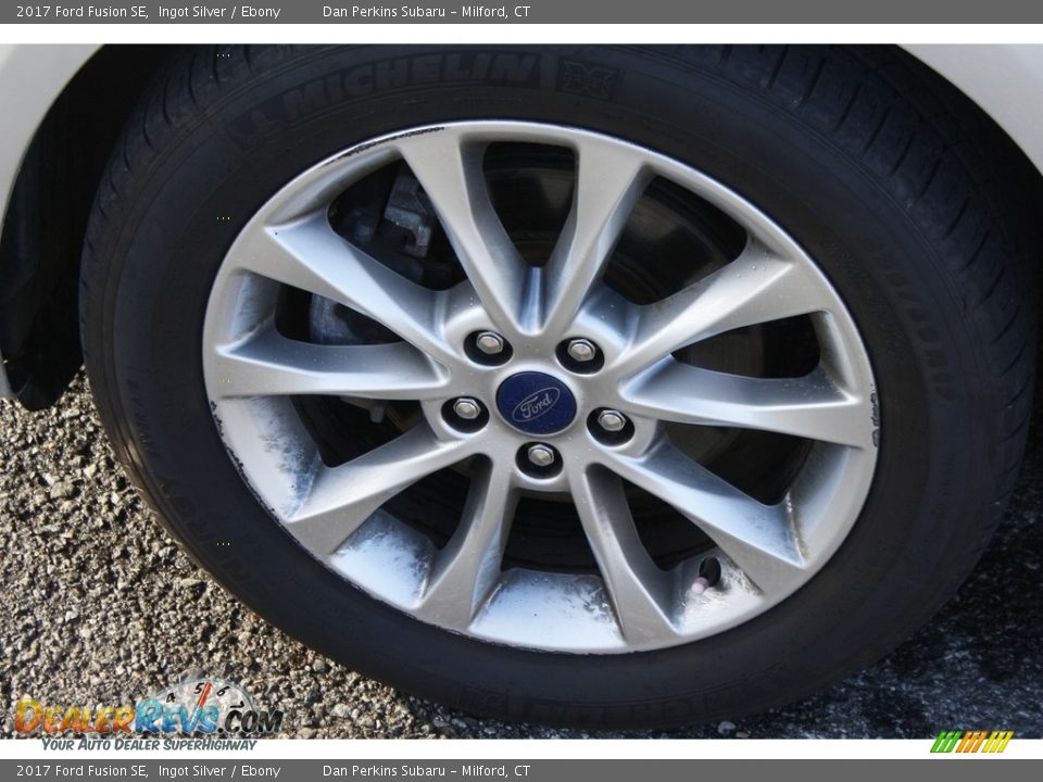 2017 Ford Fusion SE Ingot Silver / Ebony Photo #22