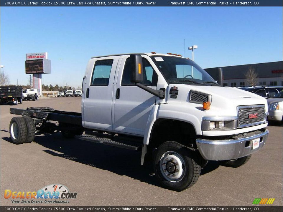 Gmc c5500 4x4 crew cab topkick #4