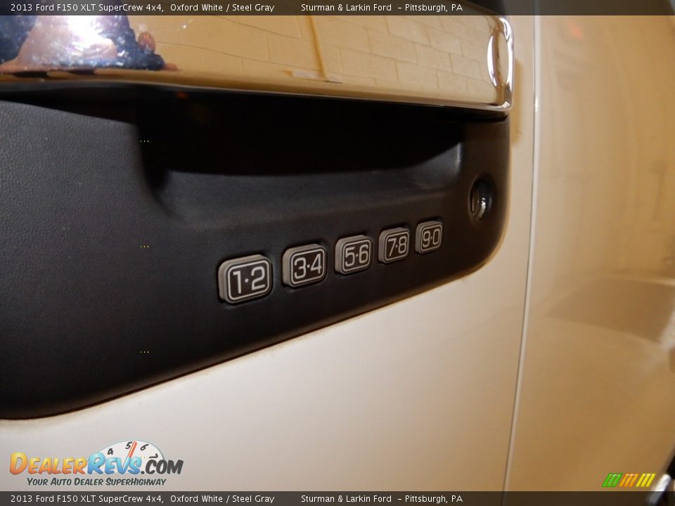 2013 Ford F150 XLT SuperCrew 4x4 Oxford White / Steel Gray Photo #10