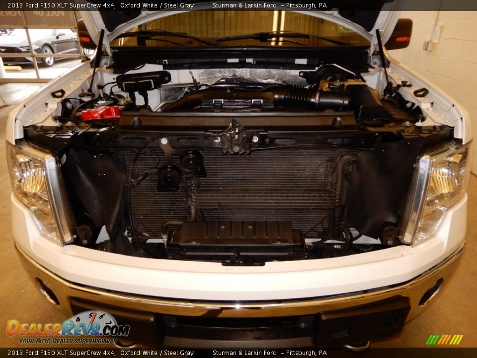 2013 Ford F150 XLT SuperCrew 4x4 Oxford White / Steel Gray Photo #11