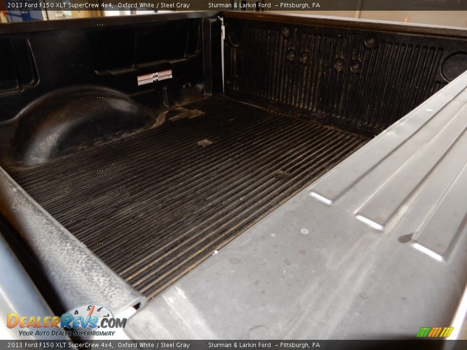 2013 Ford F150 XLT SuperCrew 4x4 Oxford White / Steel Gray Photo #14