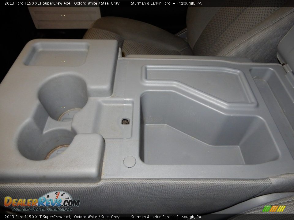 2013 Ford F150 XLT SuperCrew 4x4 Oxford White / Steel Gray Photo #21