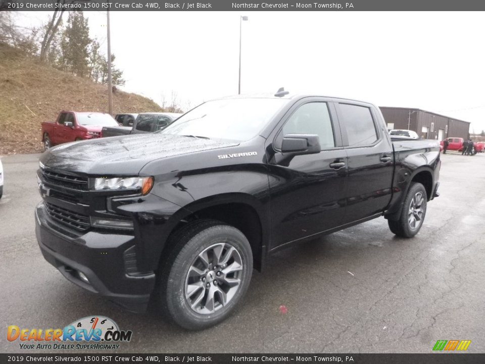 2019 Chevrolet Silverado 1500 RST Crew Cab 4WD Black / Jet Black Photo #1