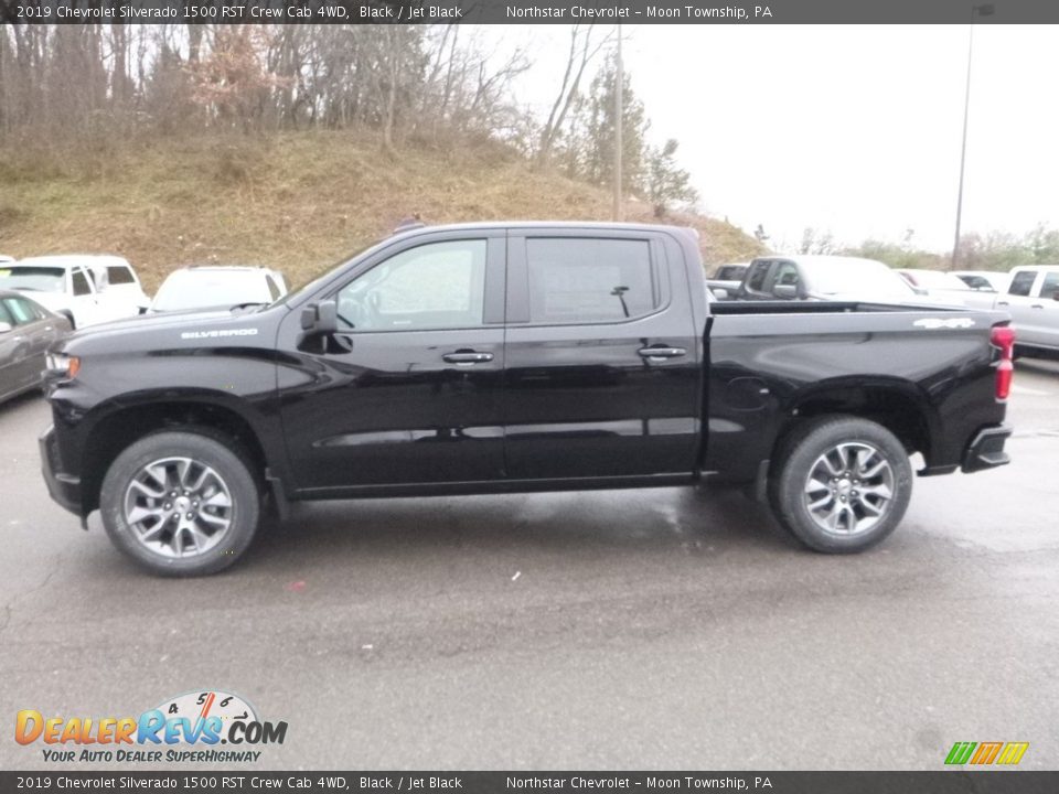 2019 Chevrolet Silverado 1500 RST Crew Cab 4WD Black / Jet Black Photo #2