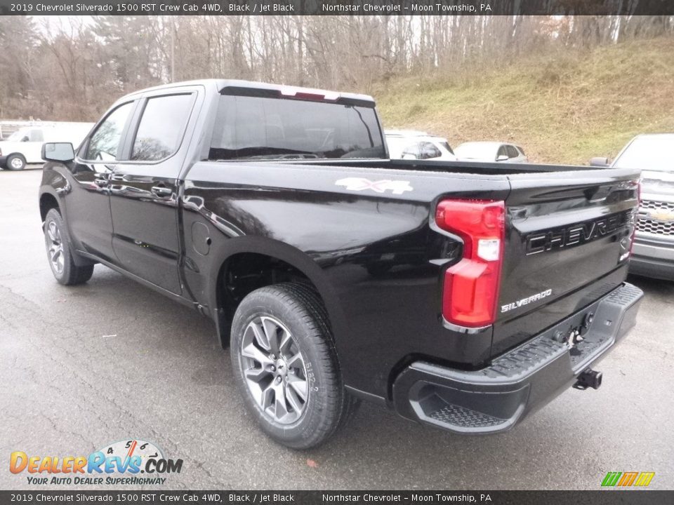 2019 Chevrolet Silverado 1500 RST Crew Cab 4WD Black / Jet Black Photo #3