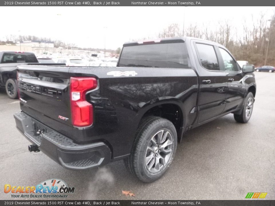 2019 Chevrolet Silverado 1500 RST Crew Cab 4WD Black / Jet Black Photo #5