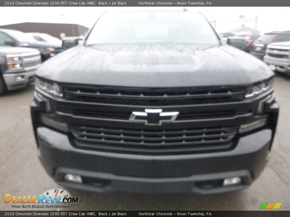 2019 Chevrolet Silverado 1500 RST Crew Cab 4WD Black / Jet Black Photo #8