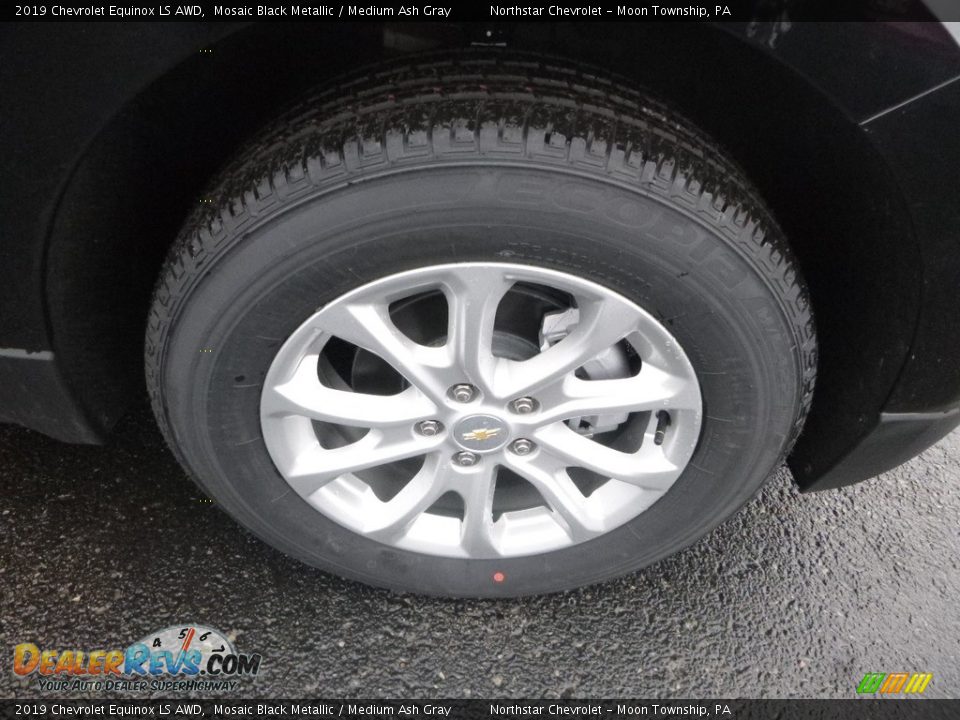 2019 Chevrolet Equinox LS AWD Mosaic Black Metallic / Medium Ash Gray Photo #8
