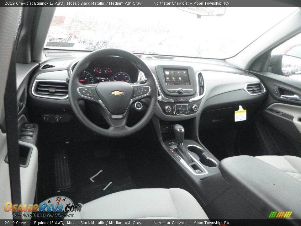 2019 Chevrolet Equinox LS AWD Mosaic Black Metallic / Medium Ash Gray Photo #12