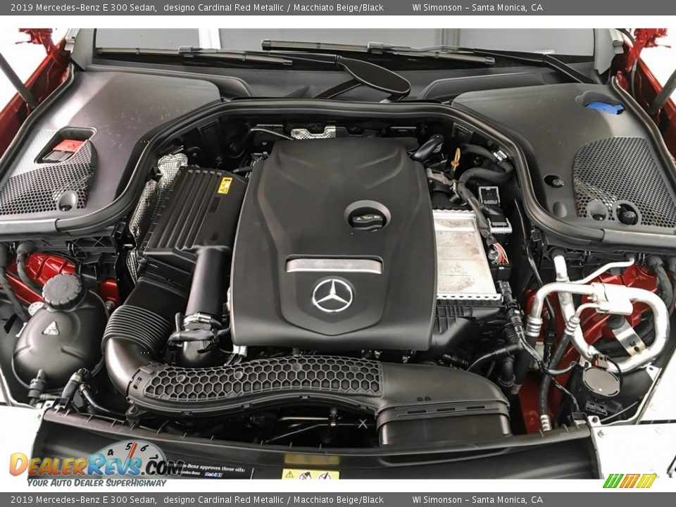 2019 Mercedes-Benz E 300 Sedan designo Cardinal Red Metallic / Macchiato Beige/Black Photo #8