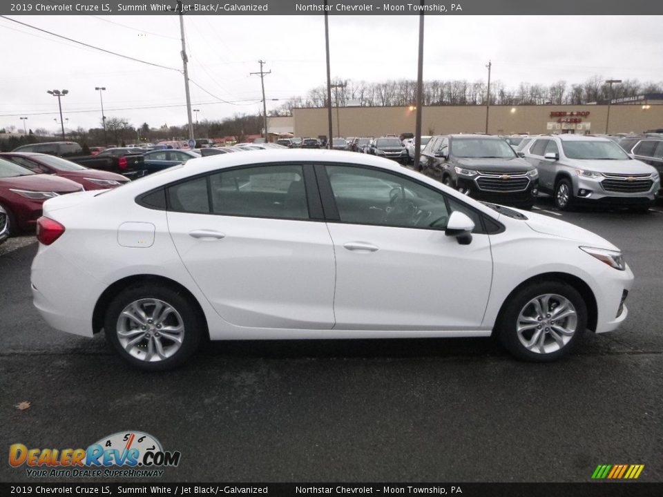 2019 Chevrolet Cruze LS Summit White / Jet Black/­Galvanized Photo #6