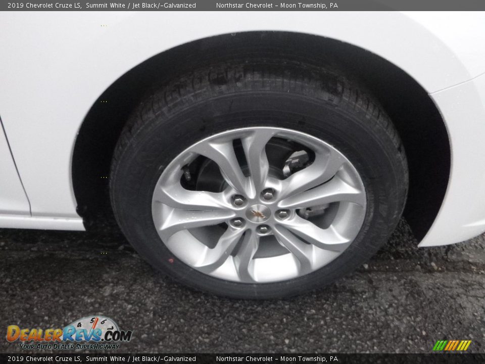 2019 Chevrolet Cruze LS Summit White / Jet Black/­Galvanized Photo #9
